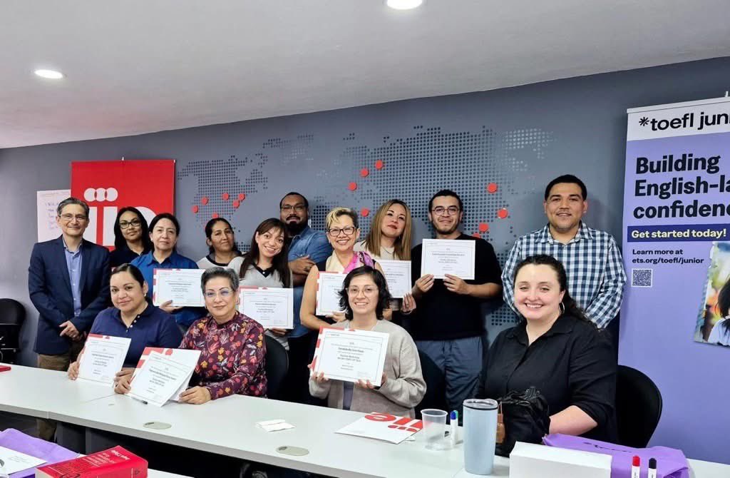TOEFL IIE Mexico (@toefliiemexico) on Twitter photo On March 21st, we had the pleasure of welcoming dedicated English teachers from Hidalgo, Guanajuato, Mexico City, Quintana Roo, State of Mexico, and Veracruz to the TOEFL ITP Workshop in #Mexico City.
#IIE #TOEFL #TeacherTraining #ProfessionalDevelopment <a href="/IIEglobal/">Institute of International Education (IIE)</a> <a href="/ETSInsights/">ETS</a> On March 21st, we had the pleasure of welcoming dedicated English teachers from Hidalgo, Guanajuato, Mexico City, Quintana Roo, State of Mexico, and Veracruz to the TOEFL ITP Workshop in #Mexico City.
#IIE #TOEFL #TeacherTraining #ProfessionalDevelopment <a href="/IIEglobal/">Institute of International Education (IIE)</a> <a href="/ETSInsights/">ETS</a>