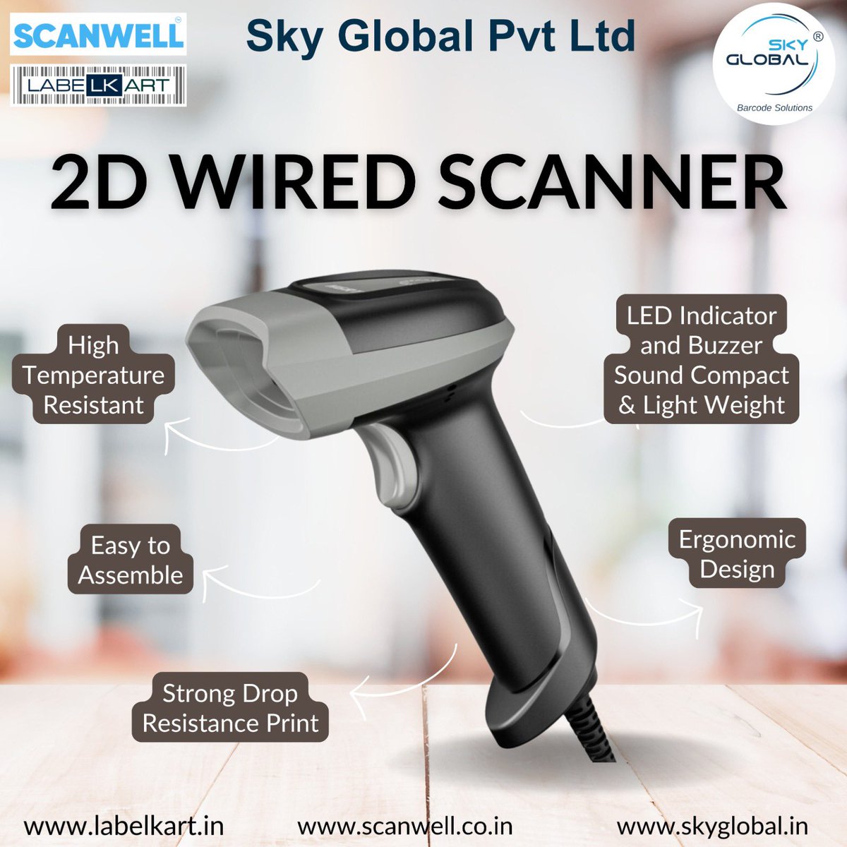 SkyGlobalIndia's tweet photo. SCANWELL SCW-SG22W 2D Wired Barcode Scanner | USB Handheld Barcode Reader for Retail, POS &amp; Inventory✨

Barcode Label | Barcode Printer | Barcode Scanner 

#skyglobal #skyglobalpvtltd #labelkart #scanwell #barcode #barcodescanner #barcodelabels #barcodeprinters #barcodeprinter https://t.co/noXr6RgDoI