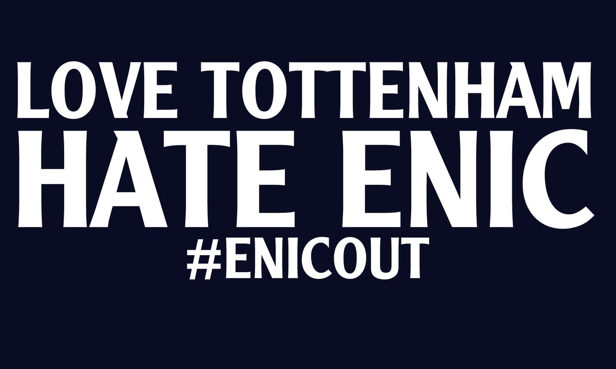 TomR555's tweet photo. @SpursOfficial @Castrol #enicOUT #LevyOUT #MunnOUT #LangeOUT #AngeOUT https://t.co/ajwyyk0uTW