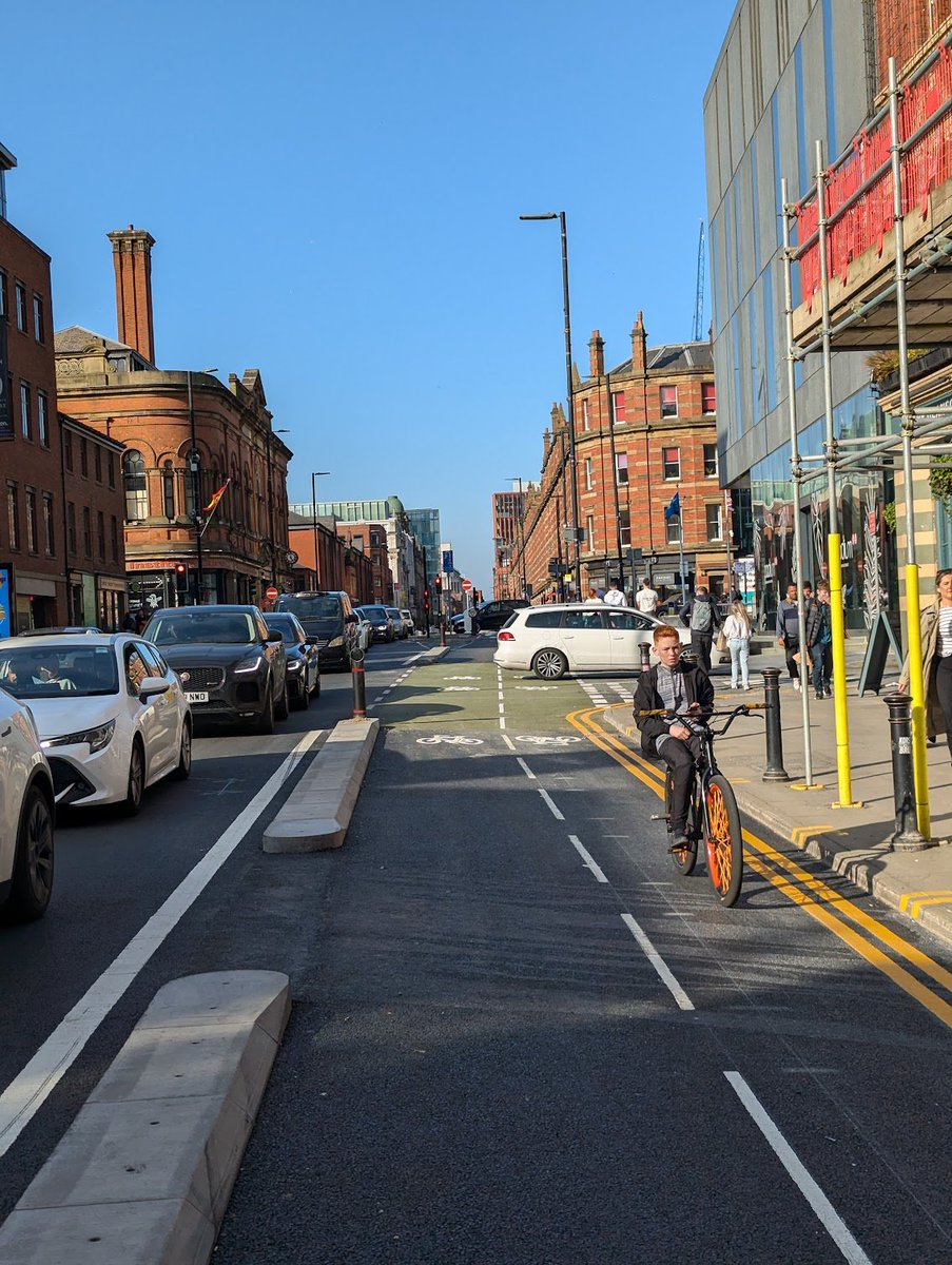 Walk Ride GM (@walkridegm) on Twitter photo Tonight, for the first time in Manchester, hundreds of people will get home safely - without having to risk life and limb mixing with traffic.
Massive congratulations to <a href="/ManCityCouncil/">Manchester City Council</a> on this momentous achievement! Tonight, for the first time in Manchester, hundreds of people will get home safely - without having to risk life and limb mixing with traffic.
Massive congratulations to <a href="/ManCityCouncil/">Manchester City Council</a> on this momentous achievement!