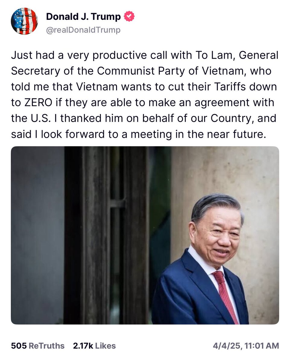 RepRileyMoore's tweet photo. Reciprocal tariffs bring competitors - who are ripping us off - to the negotiating table. 

The end result will be higher demand for American products abroad and free but fair trade for all parties. https://t.co/RxU6TUj6ke