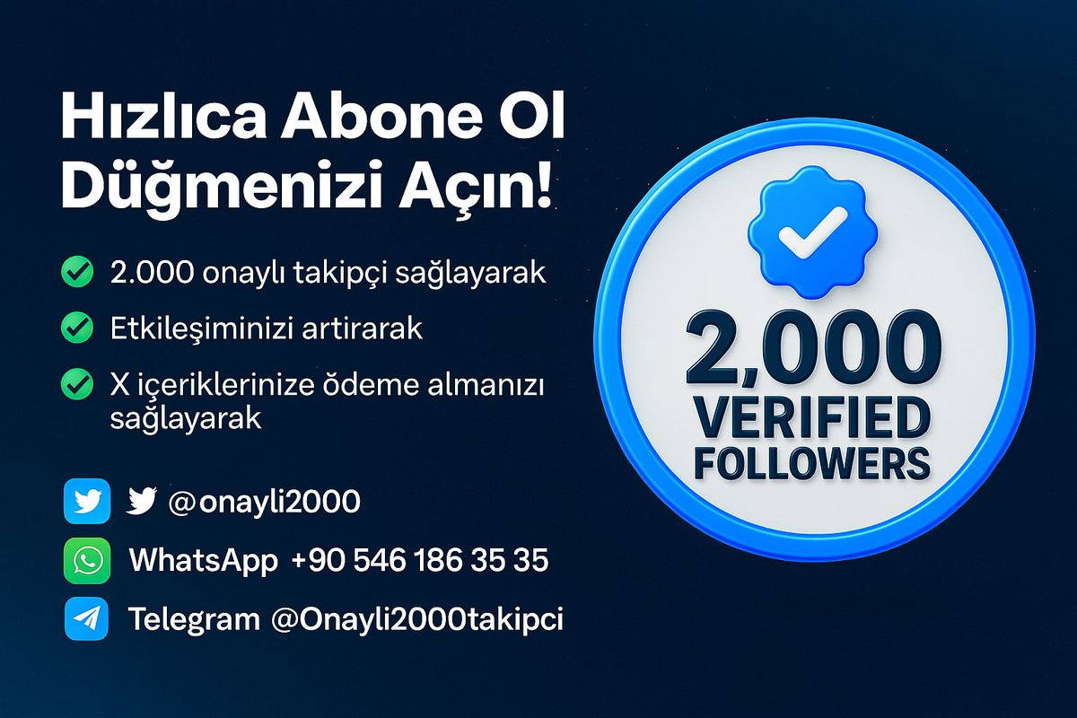 Onaylı 2000 Takipçi (@onayli2000) on Twitter photo 