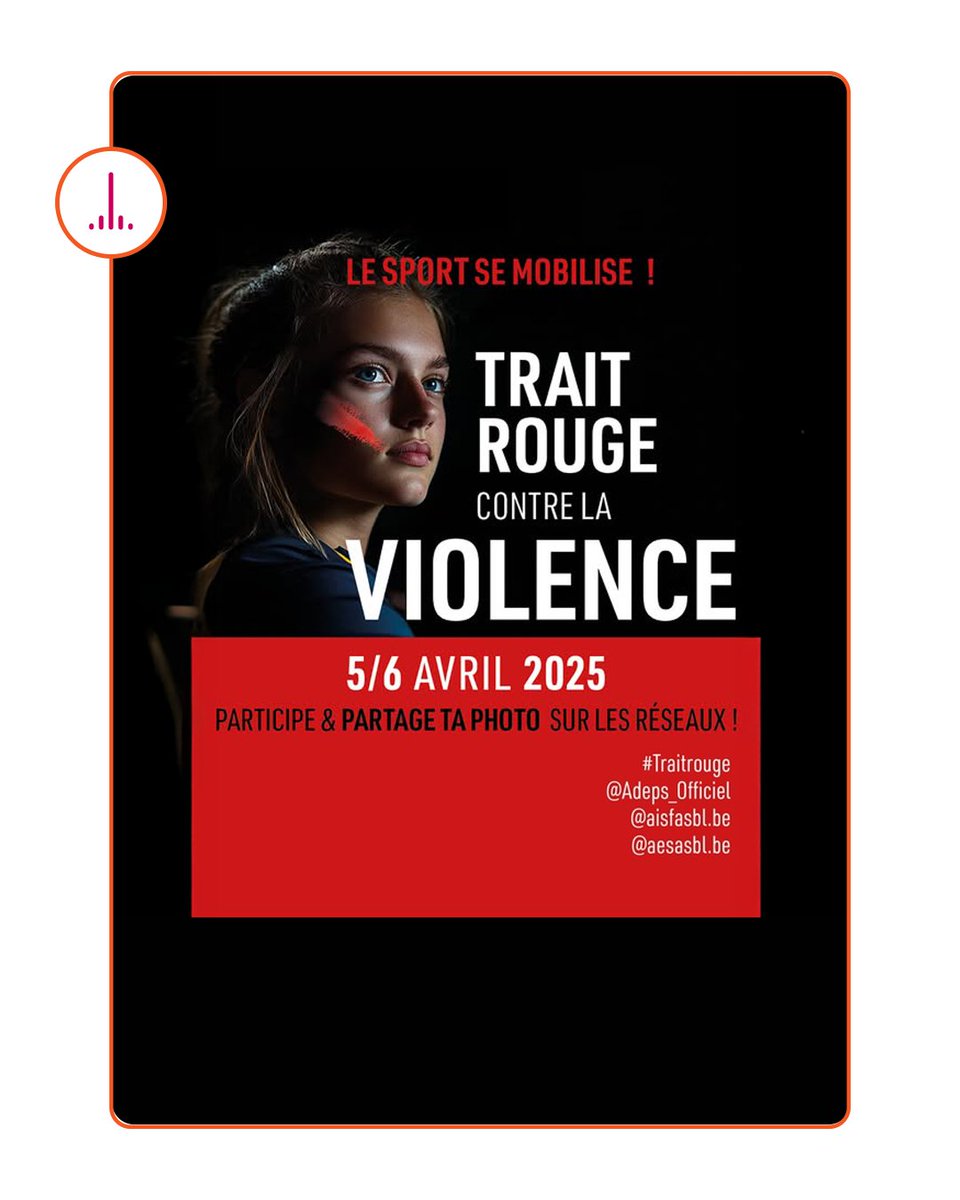 VilledeLiege's tweet photo. ❗ Apposez un trait rouge sur votre joue et relayez un maximum de photos sur les réseaux sociaux ces 5 et 6 avril avec le #Traitrouge.
Vous marquerez ainsi votre ralliement contre la violence dans le sport sous toutes ses formes ❗
#Traitrouge
https://t.co/loBwDbdogs https://t.co/kR9V8nGJyn