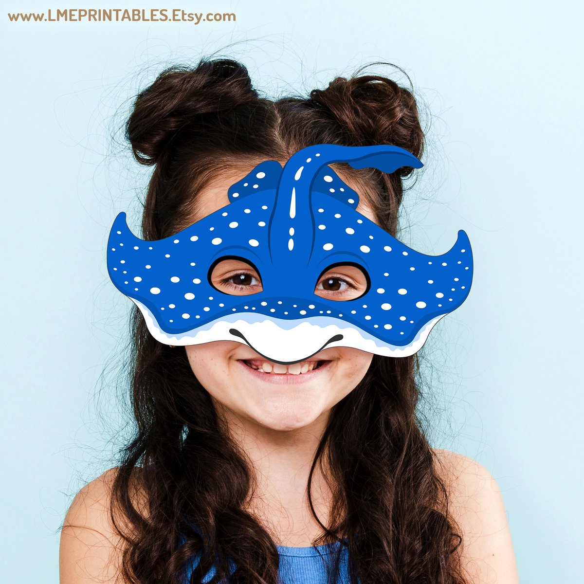 lmeprintables's tweet image. Spotted Eagle Ray Mask Printable Fish Animal Carnival Halloween Fish Manta Ray Stingray Costume Template Sea Birthday Party Favor Kid Adult etsy.me/42jSk0T via @Etsy #spottedeagleraymask #fishmask #animalmasks #costumesforkids #mantaraymask #stingraymask #partyfavor #mask