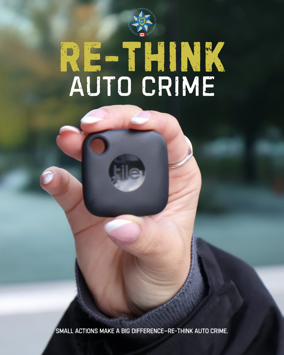 IMPACTautocrime's tweet image. Small actions can make a big difference when it comes to preventing auto crime. Lock your doors, remove valuables, and stay one step ahead of thieves. Rethink how you protect your vehicle—because prevention starts with you. 

#AutoCrimeEnforcementMonth #StopAutoCrime #IMPACT