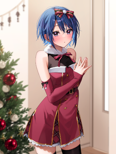 「クリスマスに、恋は加速するーー!!#じついも <コミックス6巻 4月9日発売!!」|じつは義妹でした。公式@じついも 5巻4月20日発売! 原作、コミカライズ各巻大重版達成！のイラスト