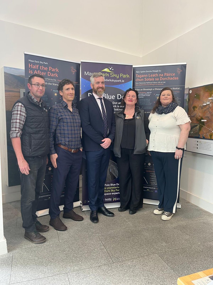 WAN_LIFEIP's tweet image. Congrats to @WildNephin and @mayodarkskies on the award of International Dark Sky Place of the Year and thanks for a nice event today to mark the achievement 😊