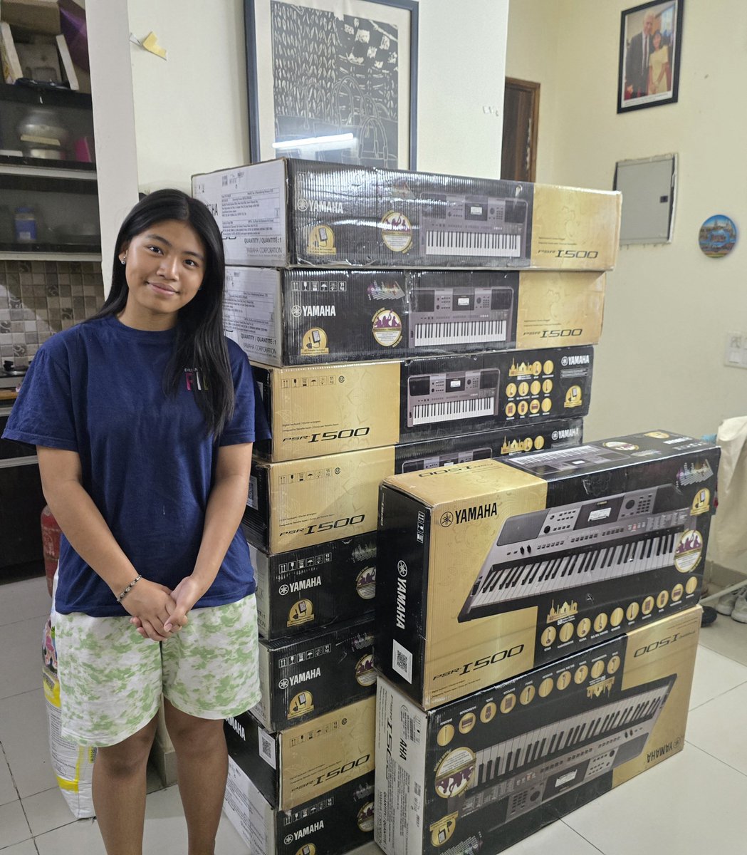 For Timor-Leste 🇹🇱 children. Today arrived 10 piece of Yamaha piano 🎹 to be donated to various schools of Timor-Leste 🇹🇱 next week during my official visit. God bless Timor-Leste 🇹🇱 🙌🙏
