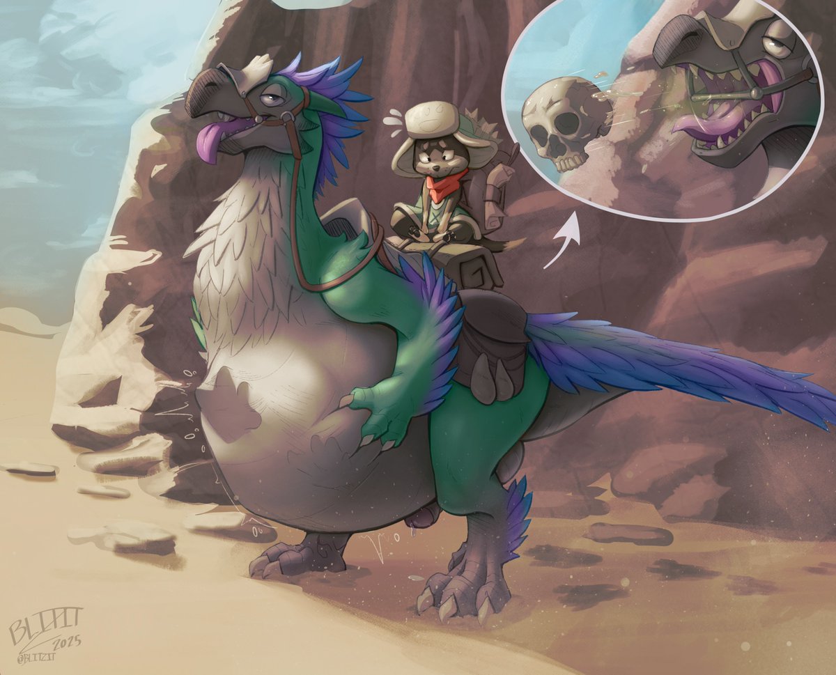 Make sure to feed your Seikret before hunting, or you just might become the hunted.