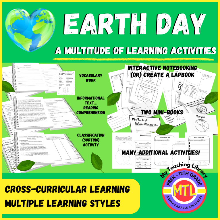 If you are teaching 2nd-5th grades, this is for you!
🌳🌳🌳
myteachinglibrary.com/product/earth-…
🌳🌳🌳
#homeschooling #earthday #teacher #elementary