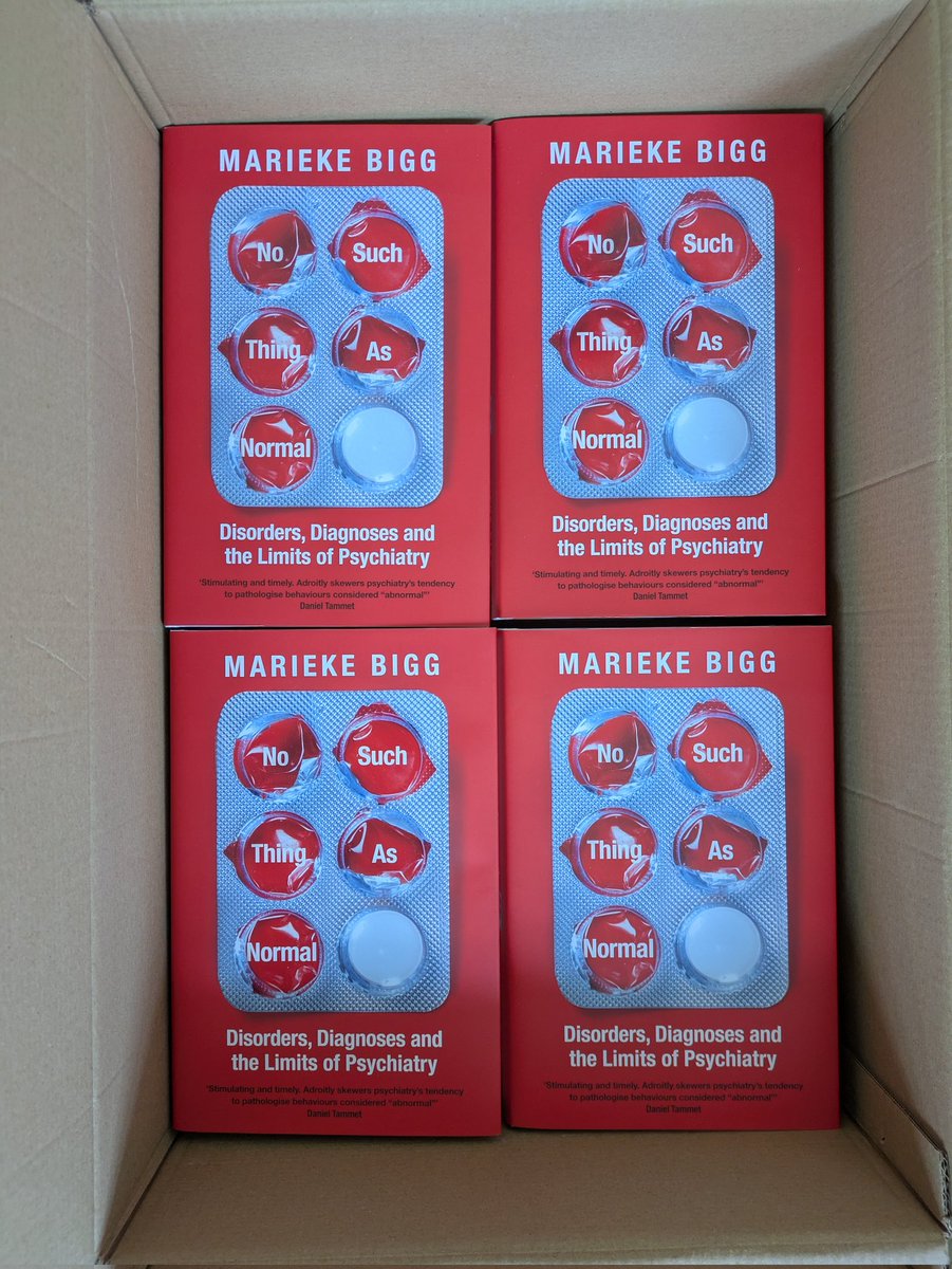 MariekeBigg's tweet photo. The first copies of #NoSuchThingasNormal have landed! https://t.co/yzxEspwL2v