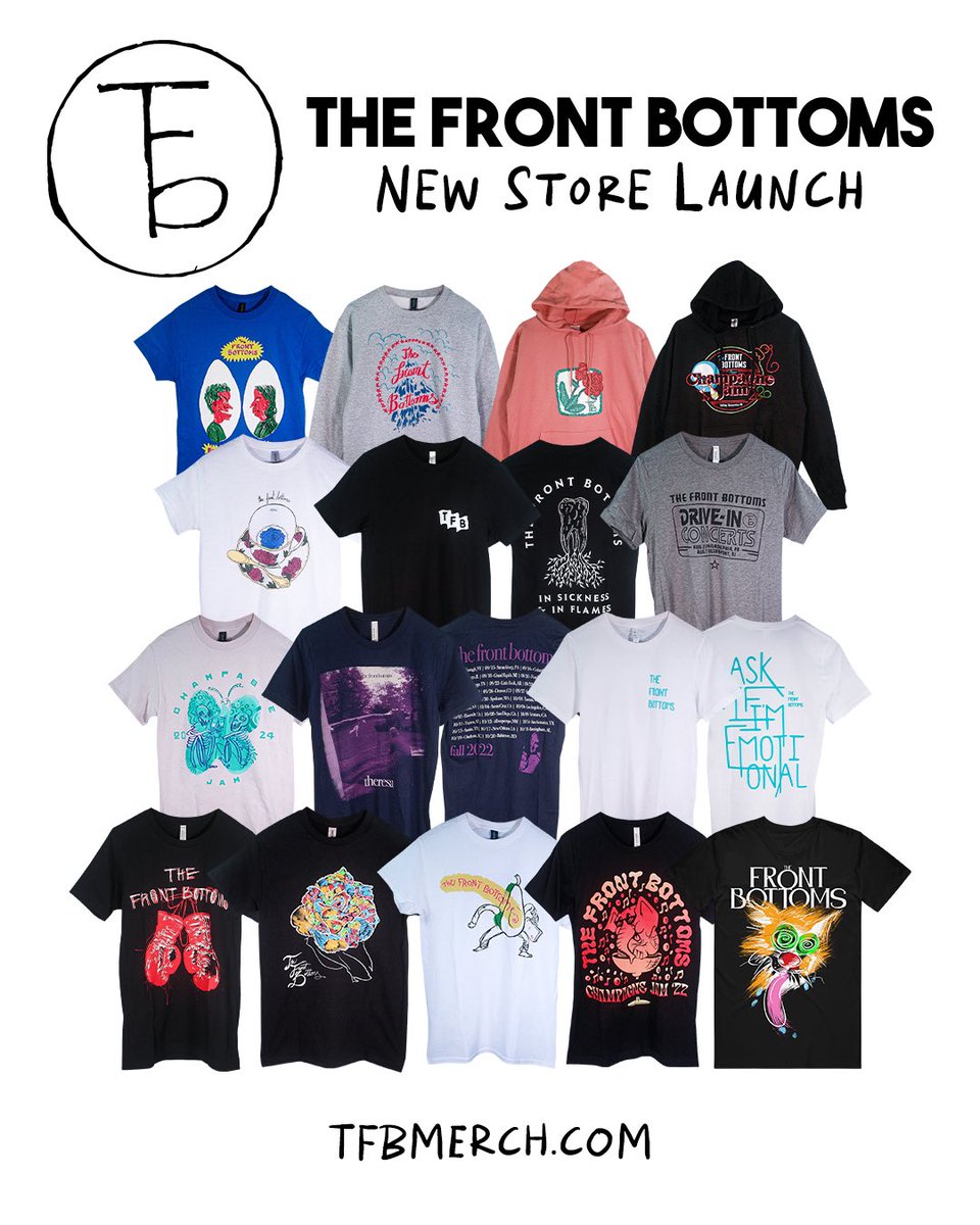 New season. New store. 
Treat yourself to something nice. 
Tfbmerch.com