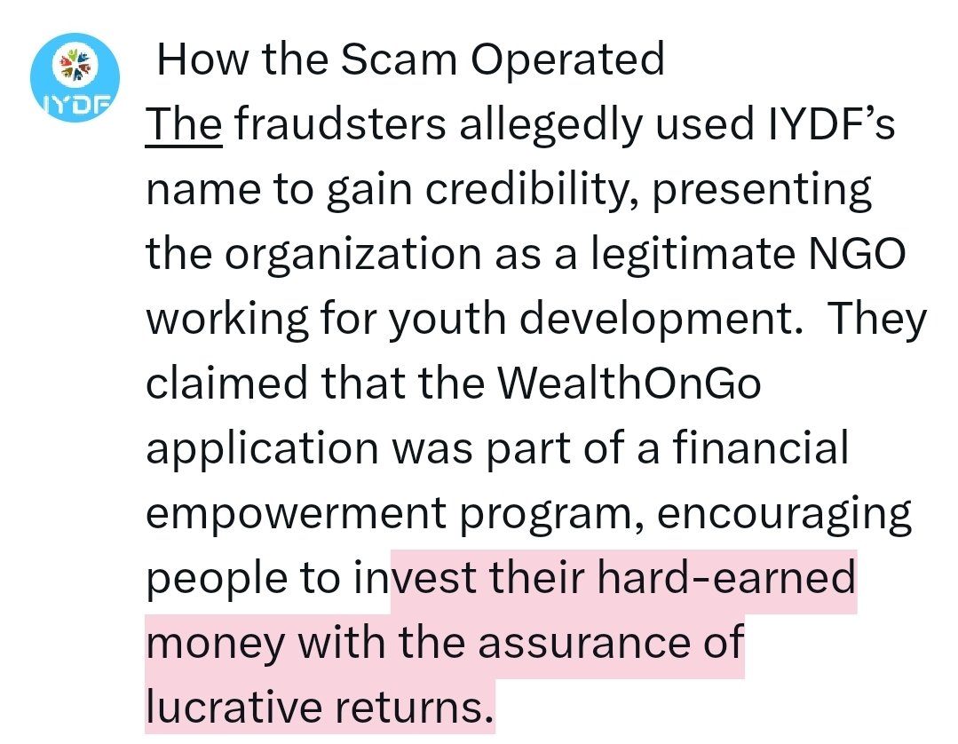 IYDF_ FOUNDATION_SCAMS tweet media