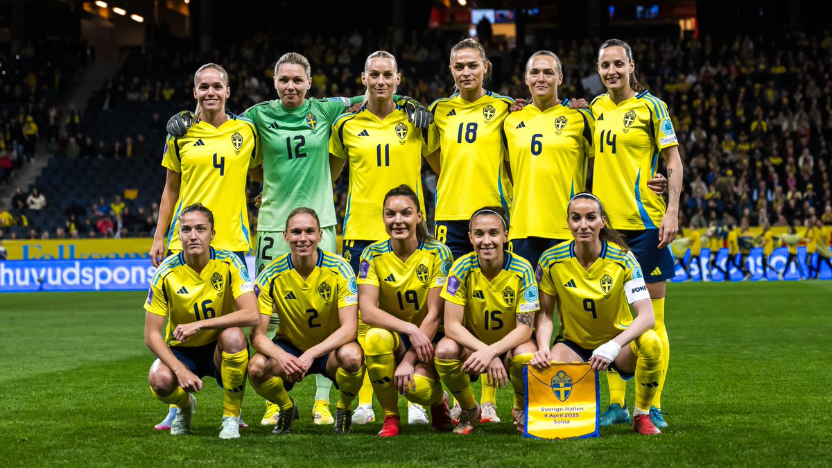 svenskfotboll's tweet image. 📸 Startelvan 🇸🇪🆚🇮🇹