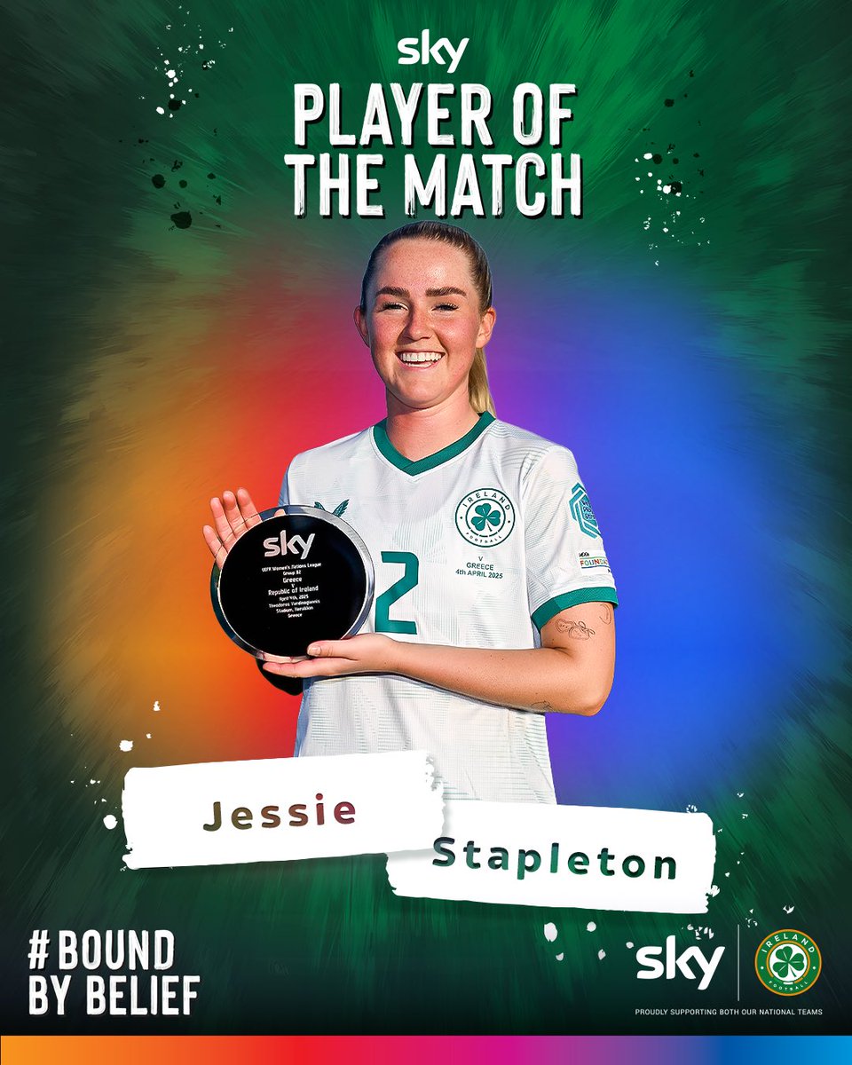 Player of the match Jessie Stapleton💚

#BoundByBelief #COYGIG