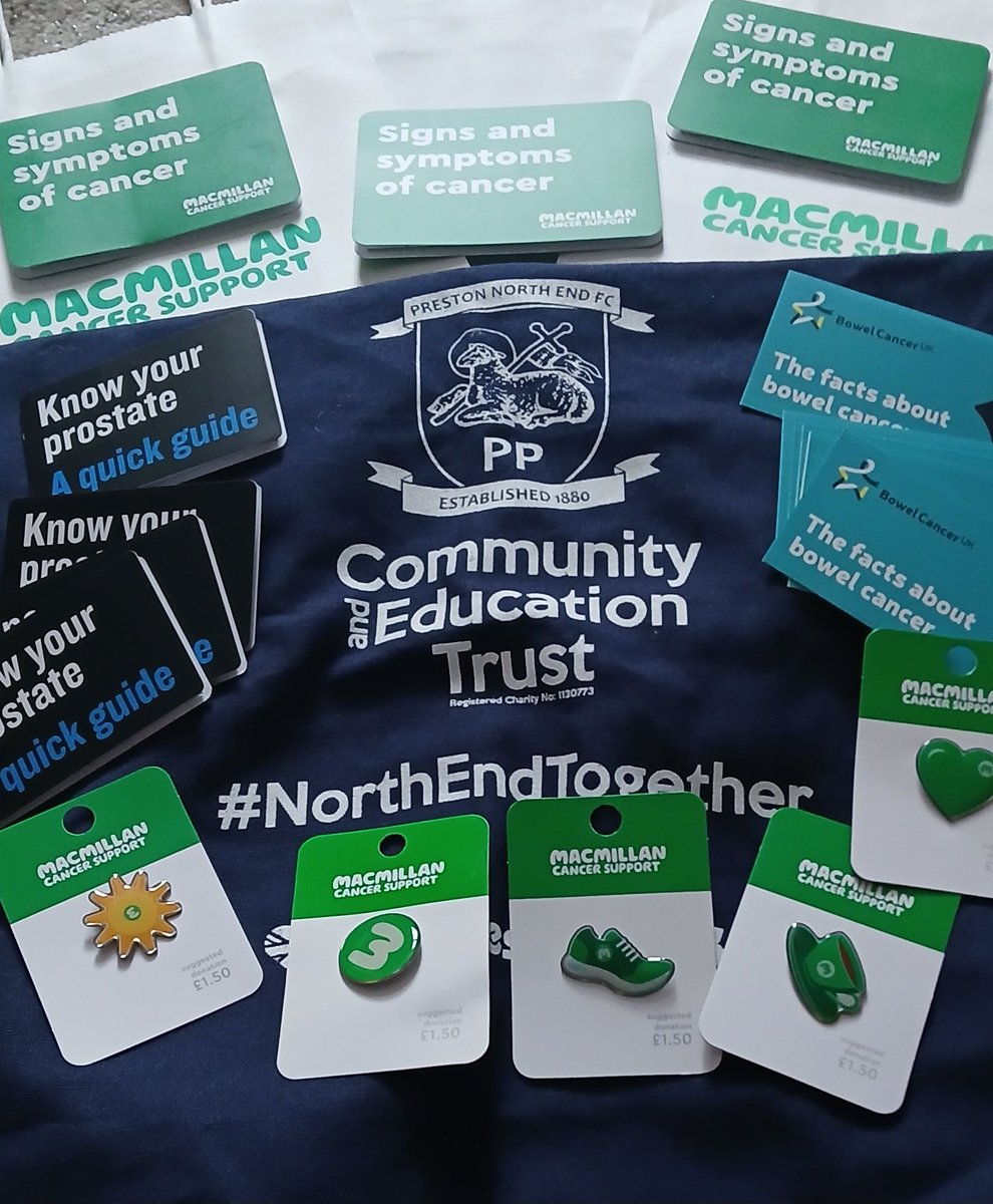 info_macmillan's tweet image. Our team will be outside the PNE football ground tomorrow, before the match . We will be handing out cancer awareness information and talking to anyone who wants to chat with our team. @LancsHospitals @pnecommunity @macmillancancer