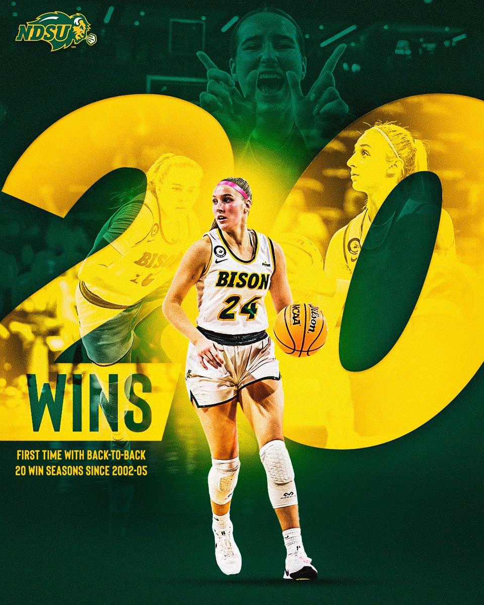 20+ wins in back-to-back seasons 🦬