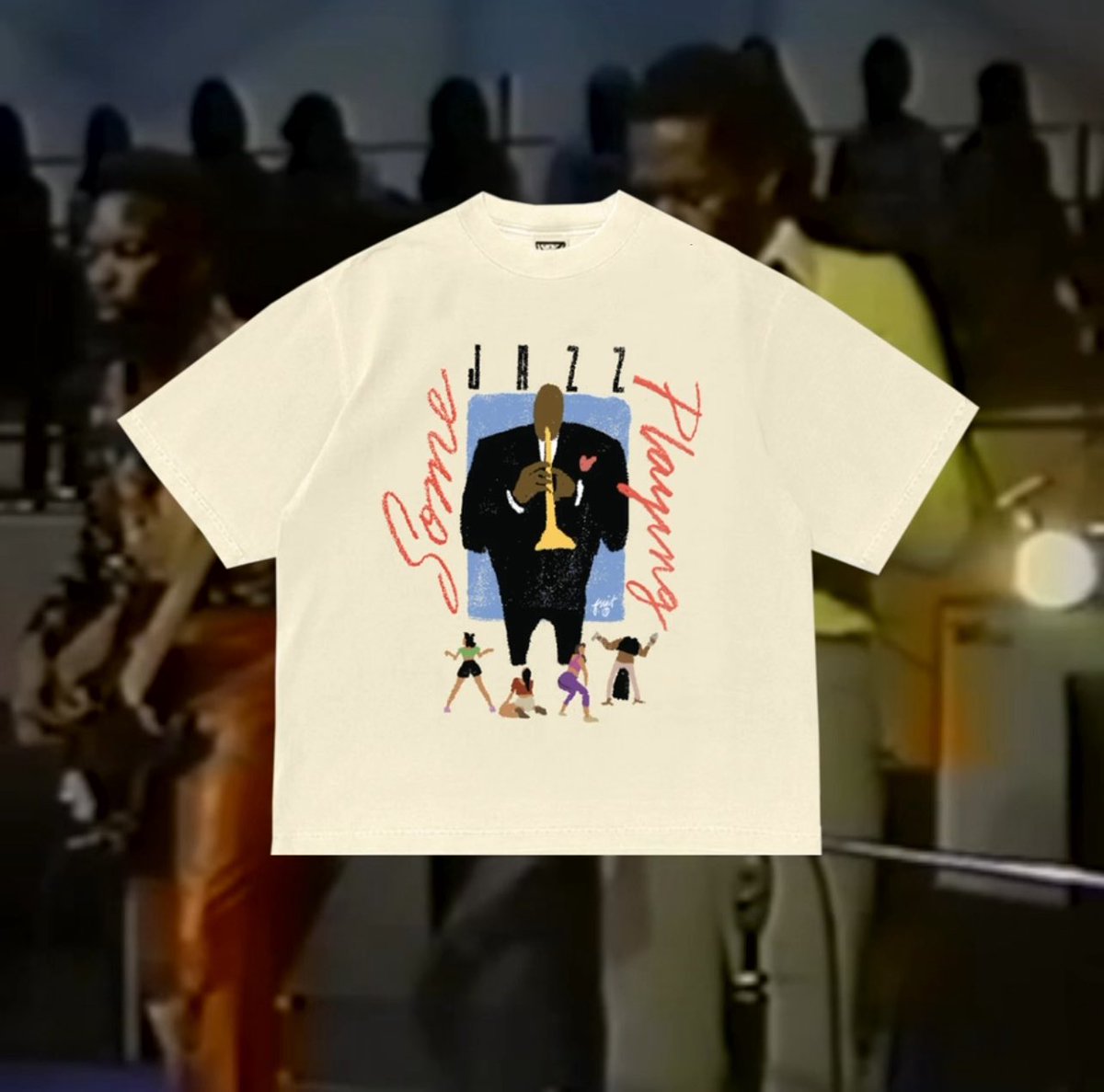 somejazzplaying's tweet photo. The Fruit Mkt. x SomeJazzPlaying collab
Shirts are now available on https://t.co/VO4vydjO8z

🥭🤝🏿🎷 https://t.co/DFdmnwcg9z