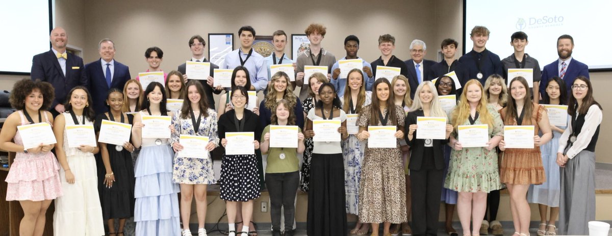 Lewisburg High School seniors who scored a 30 or above on the ACT were presented medals &amp; certificates at the April 4th school board meeting. Congratulations to these 38 seniors!
#TeamDCS #BeTheStandard