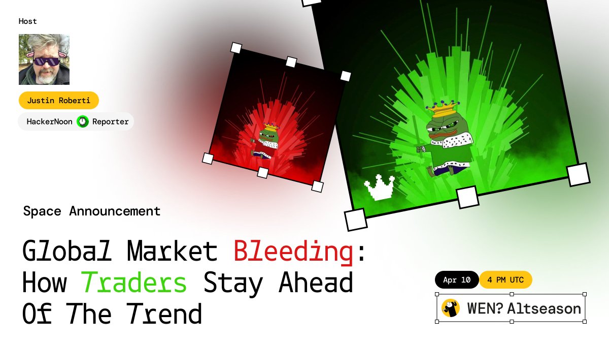 🩸 Global Market bleeding: How traders stay ahead of the trend?

Red charts. Liquidations. Hopium fading.
But some still print green

Next Thursday, the real ones pull up to share how they surf the blood

 🗓 April 10 | 4 PM UTC | 11 AM EDT

 Set a reminder &amp; tune in 👇