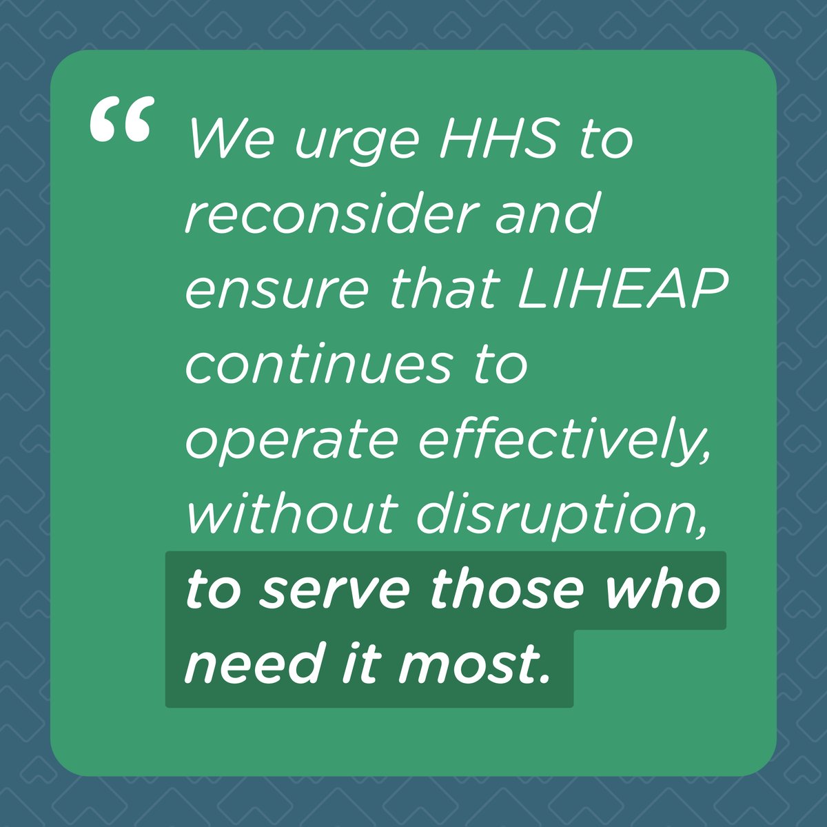 Elevate is deeply alarmed about the decision by the Department of Health and Human Services (HHS) to fire the entire staff at LIHEAP. Read our full statement here -  bit.ly/3Ej9SC5