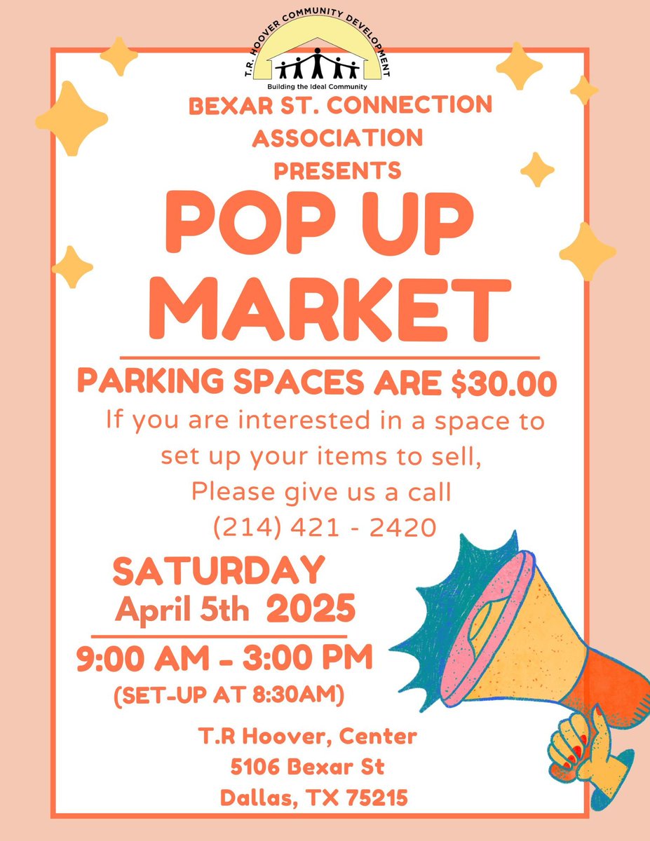 🌟 Rain or shine, the fun is on! 🌟
Come join us tomorrow at our pop-up market and make the most of your day. 🛍️ But that's not all—our friends at the Black Heart Association will be here providing free heart screenings! ❤️We can't wait to see you there!