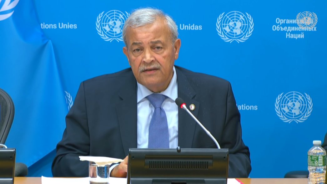 Raminho's tweet image. .@PalestineRCS President Al Khatib responding to @EdithLedererAP regarding the killing of #Palestine Red Crescent staff by Israeli forces on March 23 says today he heard a recording of one of the victims uttering his final words before being shot: &quot;I heard the voice one of those…