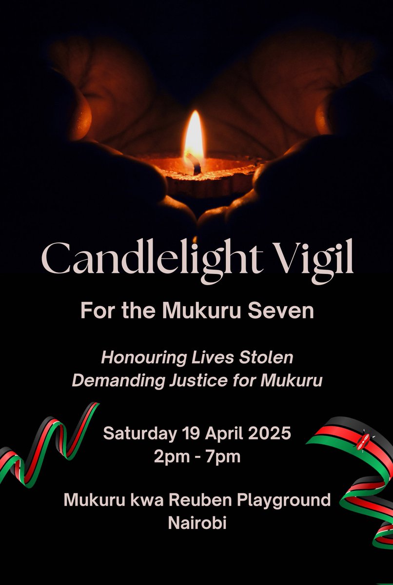 Too many lives lost. Too many families broken. Join us as we honour the victims of police killings in Mukuru — and demand justice.

#JusticeForMukuru #EndPoliceViolence #SayTheirNames #TheyWereUs