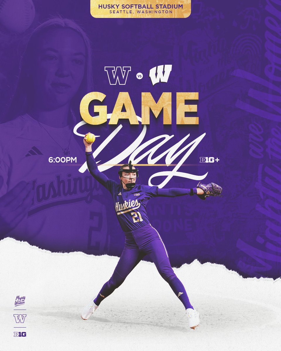 Friday night softball 🔜

🆚 Wisconsin
🏟️ Husky Softball Stadium
📍 Seattle, Wash.
⏰ 6:00 p.m.
📺 B1G+
📲 gohski.es/4iQlc7O
📊 gohski.es/3YggoQS
🎟️ gohski.es/3SUxRL6