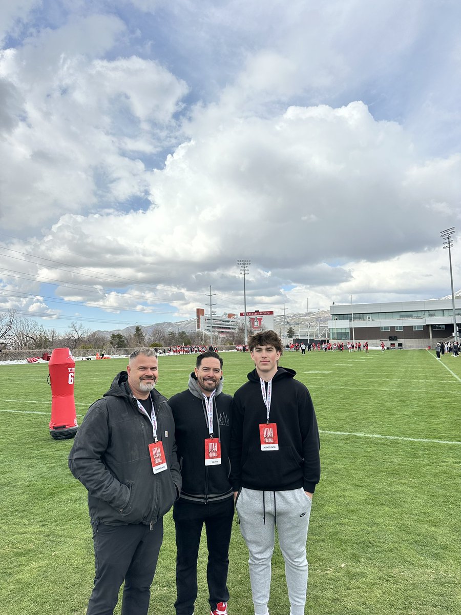 Thank you <a href="/FWhittinghamJr/">Fred Whittingham Jr.</a> and the rest of the Utah coaching staff for having me out for a practice and letting me sit in on their meetings!
#GoUtes 
<a href="/Utah_Football/">Utah Football</a> <a href="/UtahCoachWhitt/">Kyle Whittingham</a> <a href="/RSNBUtes/">Morgan Scalley</a> <a href="/CoachPowell99/">Lewis Powell</a> <a href="/BrandonHuffman/">Brandon Huffman</a> <a href="/BlairAngulo/">Blair Angulo</a> <a href="/CODY_GARDNER/">Cody Gardner</a> <a href="/KjarEric/">Eric kjar</a>