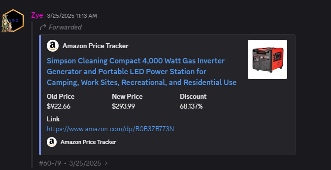 megodadeals's tweet photo. 🚨 STEAL OF THE CENTURY! 🚨 

Members just scored a Simpson Cleaning Compact 4,000 Watt Gas Inverter Generator for a JAW-DROPPING $300! 😱 It normally costs OVER $1,000, but our deal radar sniffed out this unreal discount. Perfect for camping, job sites, or keeping the lights on at home! 

Skeptics said, “It won’t ship!” But from a legit seller? We took the chance. BOOM—SHIPPED & DELIVERED!📦
 
At Megoda, we’re nabbing 🔥 deals like this EVERY DAY. Don’t miss out—join the chase! 👀 
#DealHunters #GeneratorDeal #MegodaDeals #PriceError