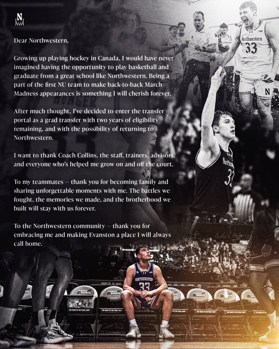 I have decided to enter my name in the transfer portal as a grad transfer with 2 years of eligibility remaining.
Forever a Wildcat💜