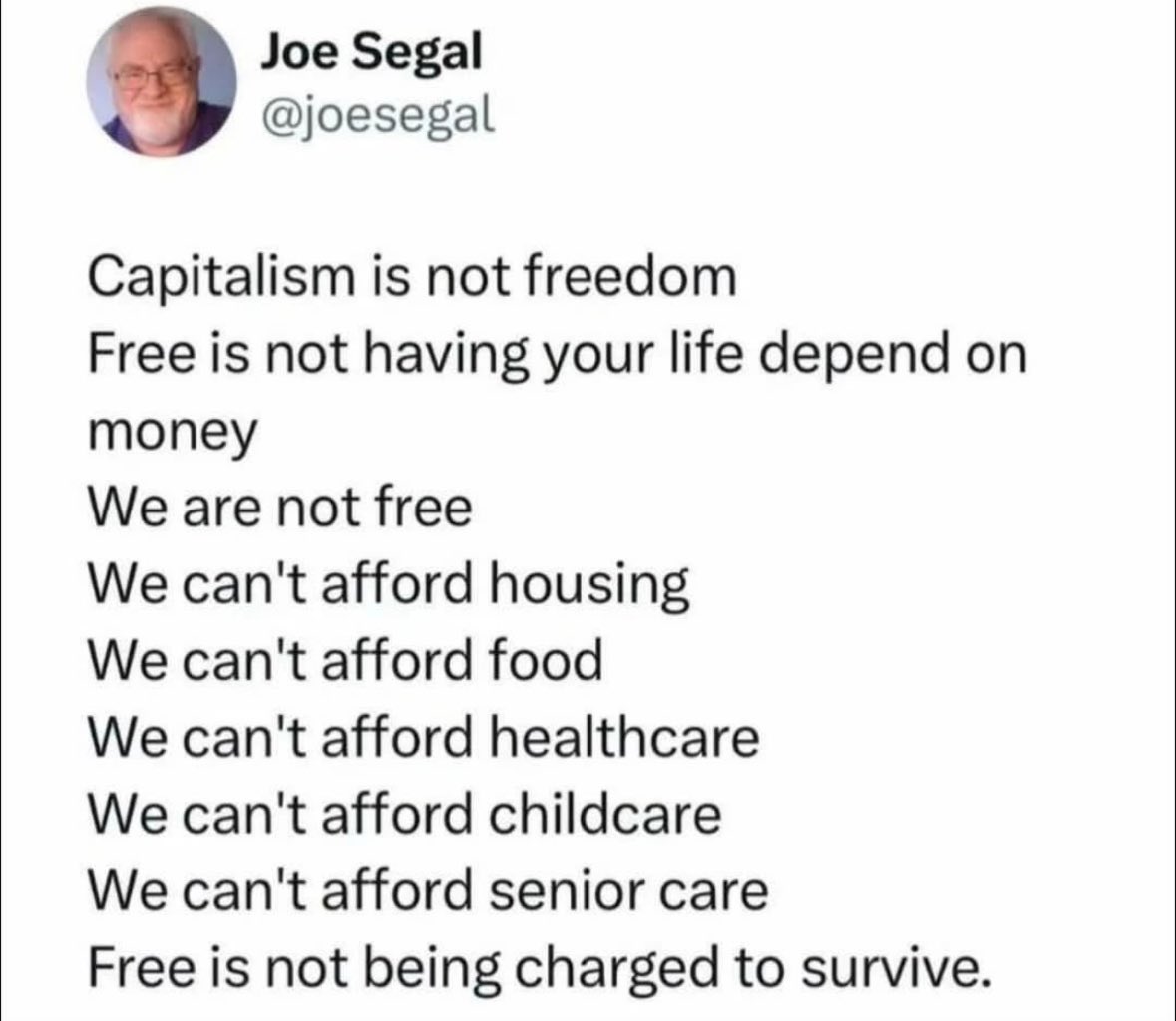 uncleFredsTweet's tweet photo. #CapitalismIsCancer https://t.co/vSCUdnIbpf