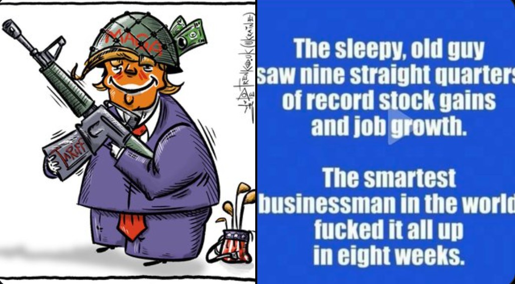 revengebets's tweet photo. I will being buying when @CNBC gives us a #marketsinturmoil #tariffs #Trump #stockmarketcrash $SPY $QQQ $TSLA some of you i hope had a hedge like $SQQQ or puts https://t.co/2O5kOyCZQJ