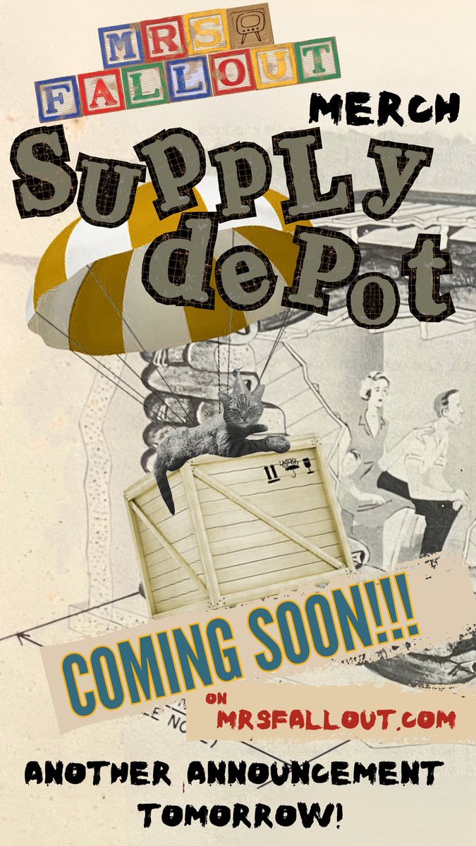 mrsfallout's tweet image. Excited to announce I have my first line of Mrs.Fallout merch dropping next week on my new website launch! Will be updating frequently with new designs and input on what you’d like to see! #mrsfallout #fallout