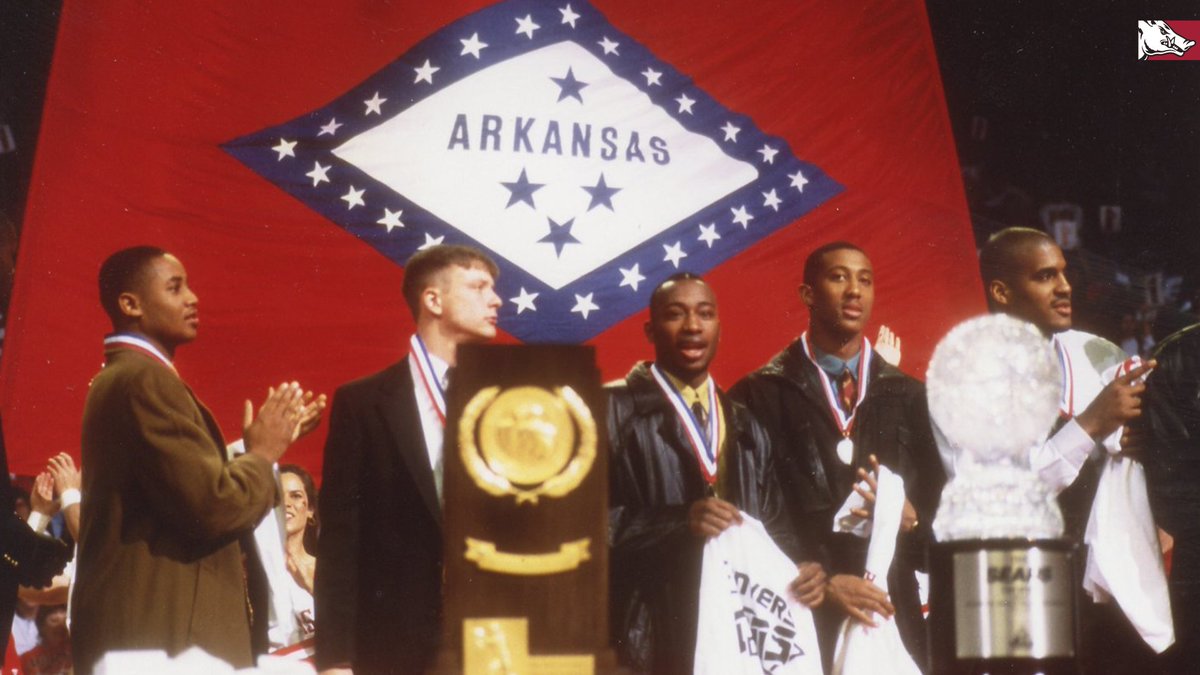 Arkansas Razorbacks Men’s Basketball 🐗 (@razorbackmbb) on Twitter photo On This Day 🐗🏆 Arkansas 76 - Duke 72
Corliss Williamson: 23 pts, 8 rebs, 3 asts, 2 stls, 2 blks
Corey Beck: 15 pts, 10 rebs, 4 asts
Scotty Thurman: 15 pts, 5 rebs, 3-5 from three On This Day 🐗🏆 Arkansas 76 - Duke 72
Corliss Williamson: 23 pts, 8 rebs, 3 asts, 2 stls, 2 blks
Corey Beck: 15 pts, 10 rebs, 4 asts
Scotty Thurman: 15 pts, 5 rebs, 3-5 from three