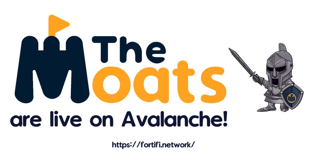 FortiFi_'s tweet image. The Moats have officially launched on Avalanche 🔺🏰
The Moats are a new framework for simplified reward and governance management.
The first Moat is live for $BENSI from @BensiBox, helping manage their Royalty Sharing Program.
Let’s break it down 🧵
moats.fortifi.network