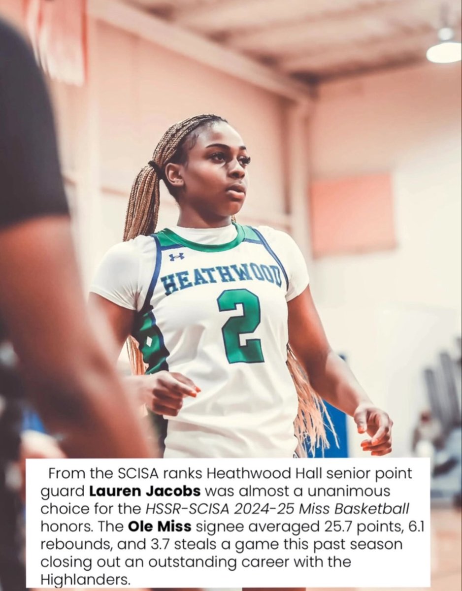 Miss Basketball ! 👑 <a href="/AthleticsHHES/">Heathwood Athletics</a> <a href="/OleMissWBB/">Ole Miss Women's BB</a>