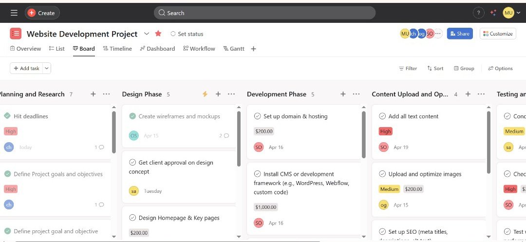 soma_ronnie's tweet image. Just mapped out a full website development workflow with my team in Asana, project phases, deadlines, budgets, all in one place.
Good project management = fewer headaches and smoother execution.
Workflow optimization? I make it work for you.