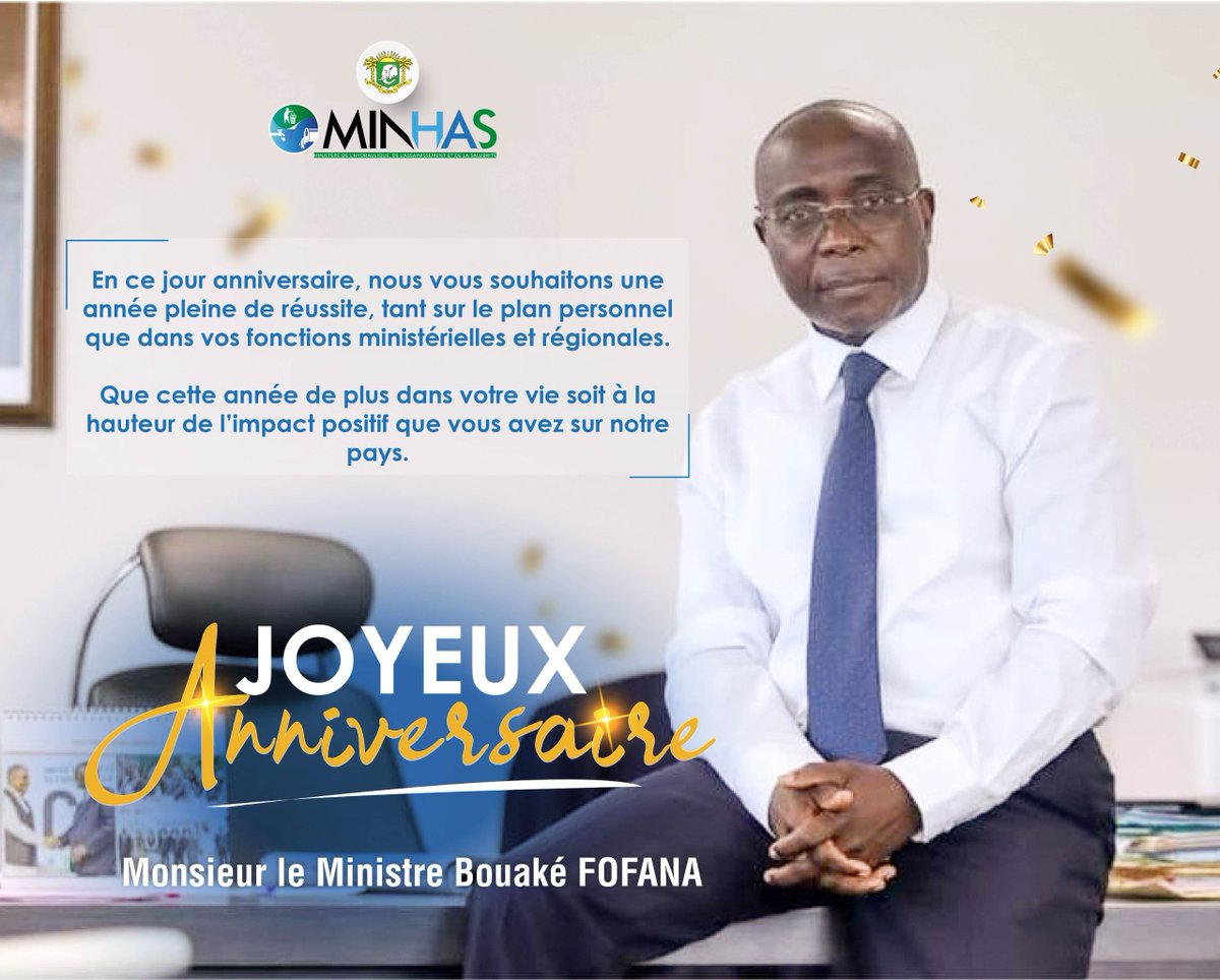 Ministère Hydraulique Assainissement Salubrité CI tweet media