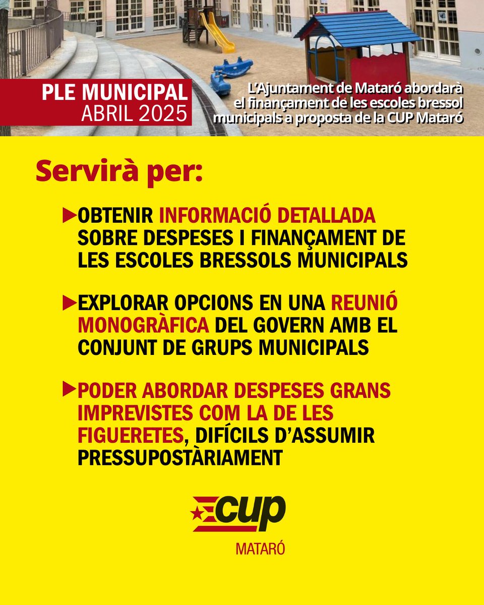 CUP Mataró tweet media