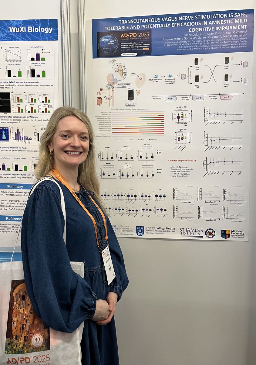 Sean Kennelly (@spkennelly) on Twitter photo 👏Congratulations to <a href="/HelenaDolphin/">Helena Dolphin</a> who presented results from her successful PhD 👩🎓 on the application of transcutaneous vagus nerve stimulation in people with MCI at #ADPD25 <a href="/TUH_Tallaght/">Tallaght University Hospital (TUH)</a> <a href="/drnire/">Dementia Research Network Ireland</a> <a href="/TCDGerontology/">TCD Medical Gerontology</a> 👏Congratulations to <a href="/HelenaDolphin/">Helena Dolphin</a> who presented results from her successful PhD 👩🎓 on the application of transcutaneous vagus nerve stimulation in people with MCI at #ADPD25 <a href="/TUH_Tallaght/">Tallaght University Hospital (TUH)</a> <a href="/drnire/">Dementia Research Network Ireland</a> <a href="/TCDGerontology/">TCD Medical Gerontology</a>