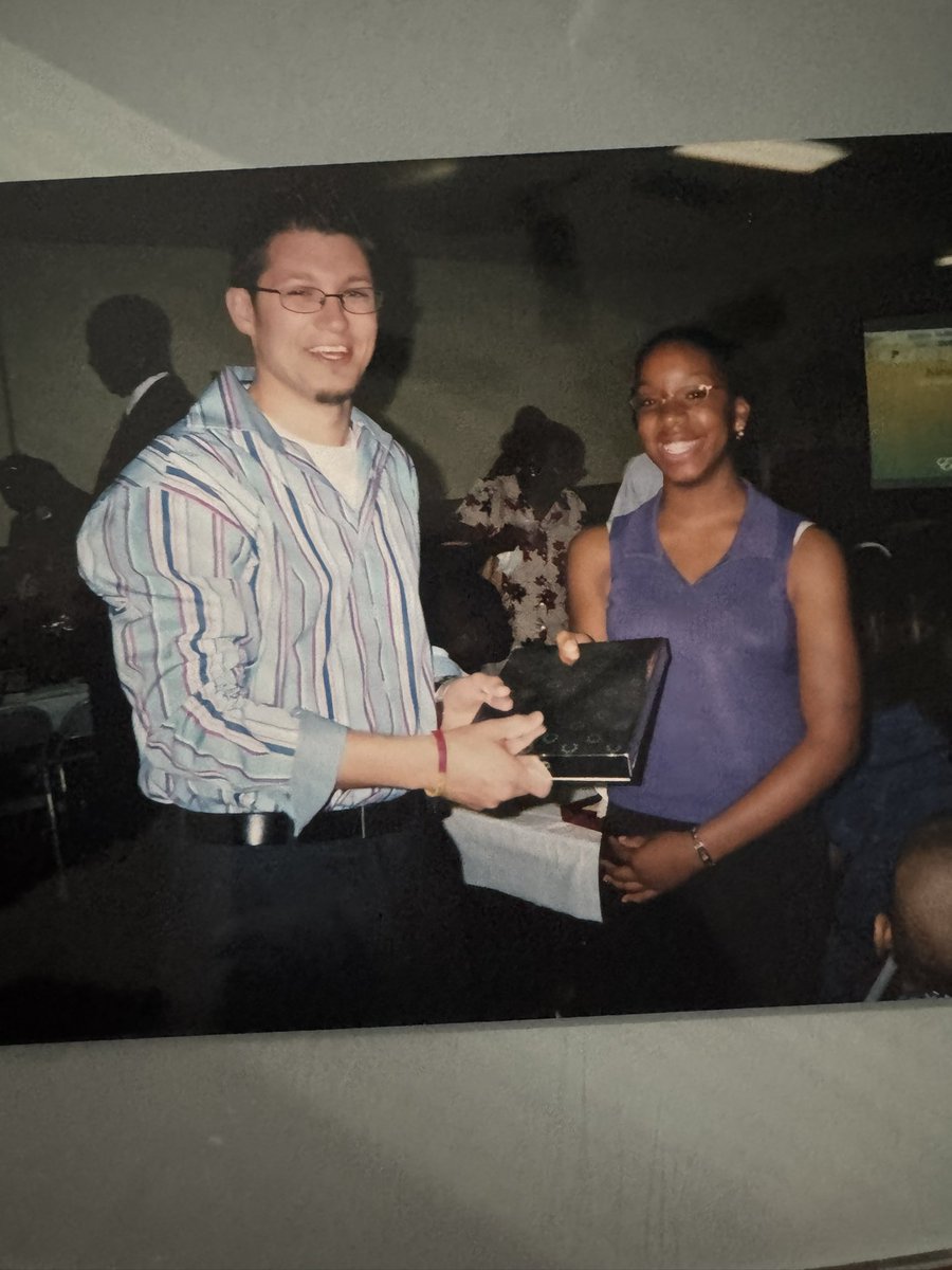 #FlashbackFriday <a href="/HumbleISD_HMS/">Humble Middle School</a> 💜🐾 For 3 years, I walked the halls of HMS as a student. Now I have been walking the halls for more years than that as an educator. I hope I'm making my teachers proud tonight at the <a href="/HumbleISD_FDN/">HumbleISD Foundation</a> Boots &amp; Bling Gala as an honoree 🥹🙌🏾 <a href="/HumbleISD/">Humble ISD</a>