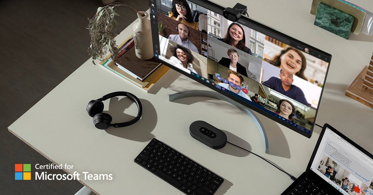OvtTechWA's tweet photo. Improve the way your teams work with fewer distractions. Explore accessories certified for Microsoft Teams.  #SurfaceForBusiness https://t.co/8z7TBONDq8