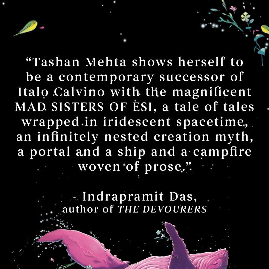 DAW Books (@dawbooks) on Twitter photo Susanna Clarke's "Piranesi" meets "Italo Calvino's If On a Winter's Night a Traveler" in this stunning meta fantasy about the power of stories, belief, and sisterhood. Preorder MAD SISTERS OF ESI by <a href="/TashanMehta/">Tashan Mehta</a> Susanna Clarke's "Piranesi" meets "Italo Calvino's If On a Winter's Night a Traveler" in this stunning meta fantasy about the power of stories, belief, and sisterhood. Preorder MAD SISTERS OF ESI by <a href="/TashanMehta/">Tashan Mehta</a>