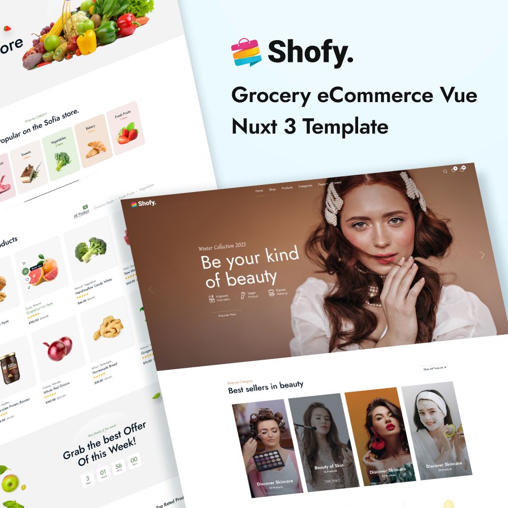 ThemePure_WP's tweet image. Slow, outdated store? Poor user experience? Limited customization options?
Transform your online store today with Shofy!
Visit Site: themepure.net/product/shofy-…
#Shofy #MultipurposeTemplate #eCommerce #VueJS #Nuxt3 #WebDevelopment #TemplateDesign #OnlineStore #FrontendDevelopment