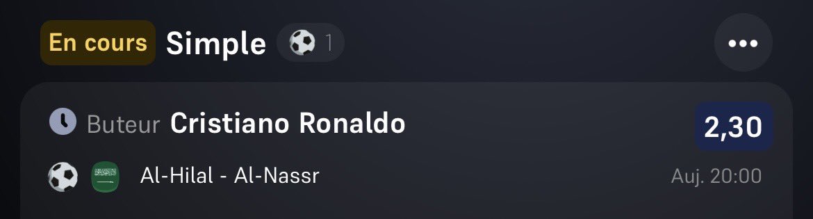 BetWithAirOne94's tweet photo. Confiance du jour #2 

On part sur les match de 20h en Arabie saoudite et en ligue 2 !!

#TeamParieur #Ligue2 #SaudiProLeague https://t.co/i7Luhkg6RW