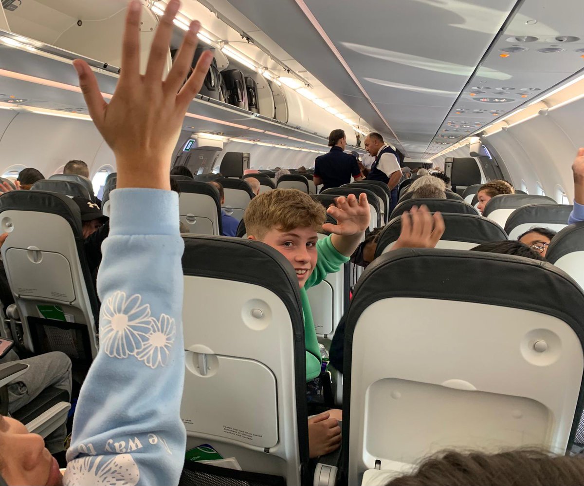 Salve! Our Latin scholars have safely landed in Rome! 🇮🇹 Shortly leaving the airport for our hotel. We’re looking forward to tucking into some legendary authentic Italian cuisine!
