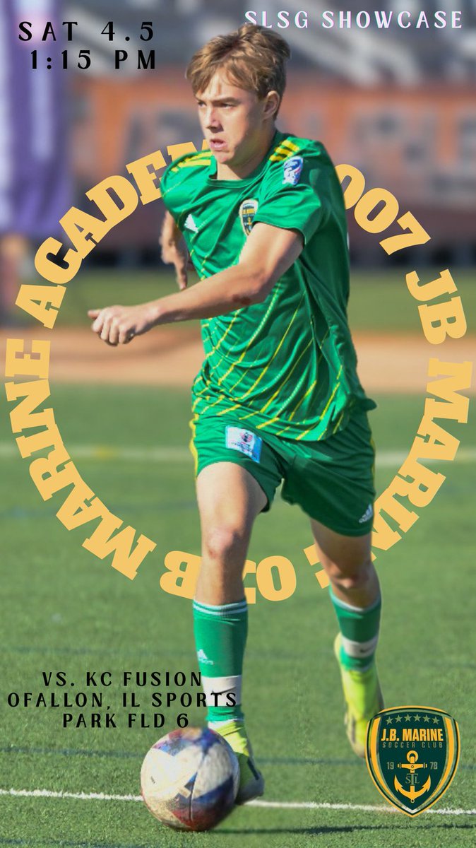 ACADEMY starts off their weekend in the SLSG Showcase on Saturday against KC Fusion. 

@jbmarinesc