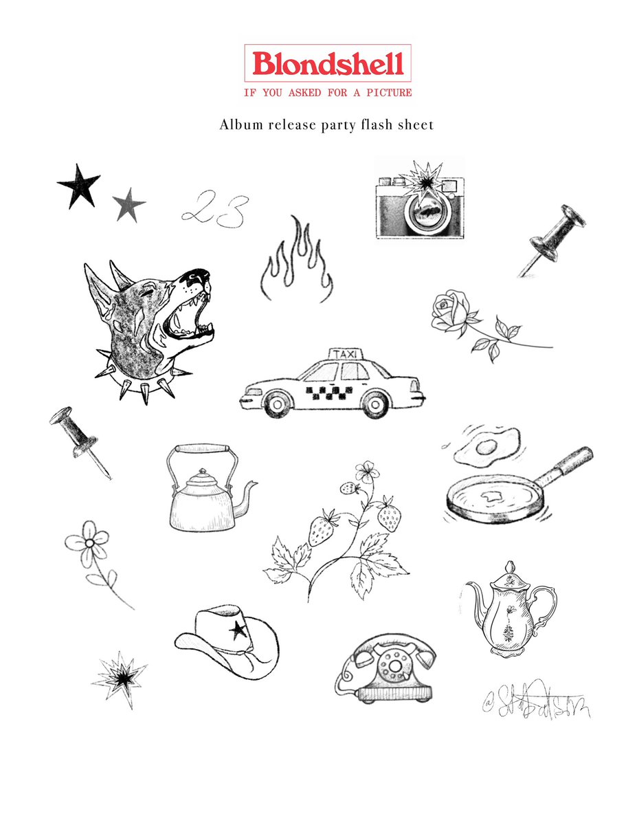 My whole heart + soul in the album… can’t wait to play it for u live. Release day show and party. Free tats by Sienna Hicks
￼
 ❤️u LA. Tickets on sale now
Poster by Yazzy  ticketweb.com/event/blondshe…